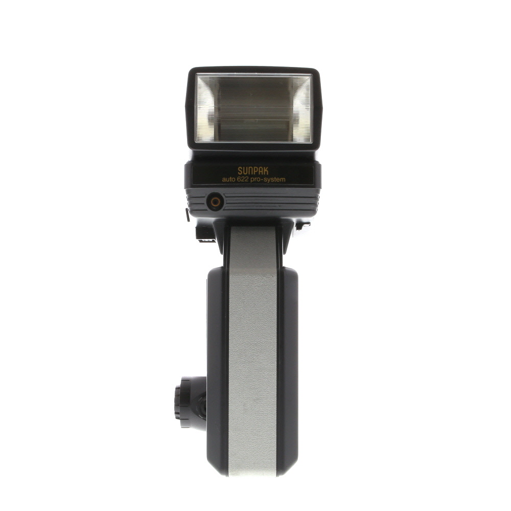 Sunpak 622 Handle Mount Flash, with Standard Head SH-1 [GN160] | Bounce, Swivel