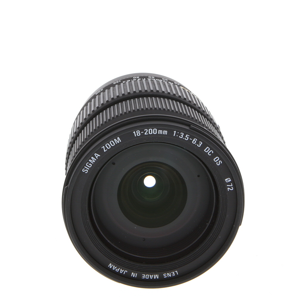 Sigma 18-200mm f/3.5-6.3 DC OS HSM Macro APS-C Lens for Canon EF-S Mount | 72