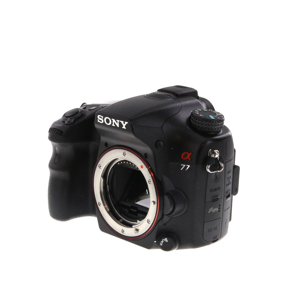 Sony Alpha SLT-a77 DSLR Camera Body, Black | 24.3MP