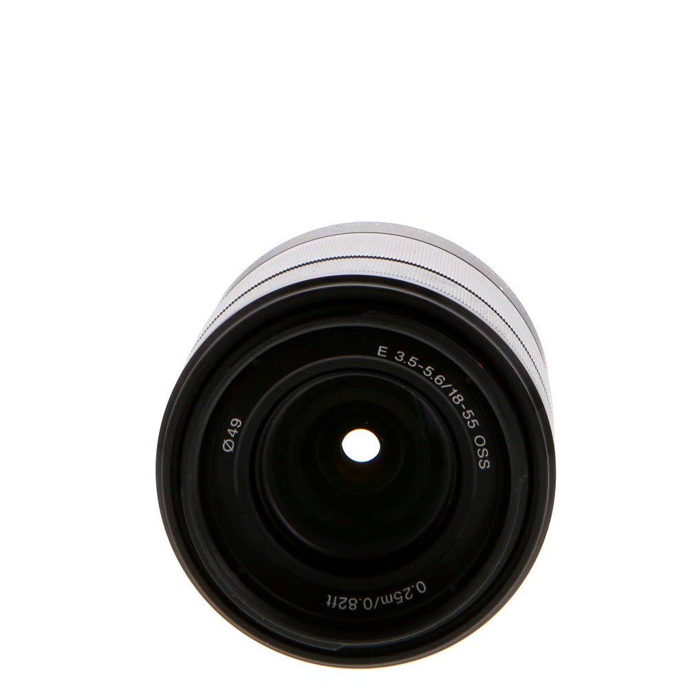 Sony E 18-55mm f/3.5-5.6 OSS Autofocus APS-C Lens for E-Mount, Black | 49 | SEL1855