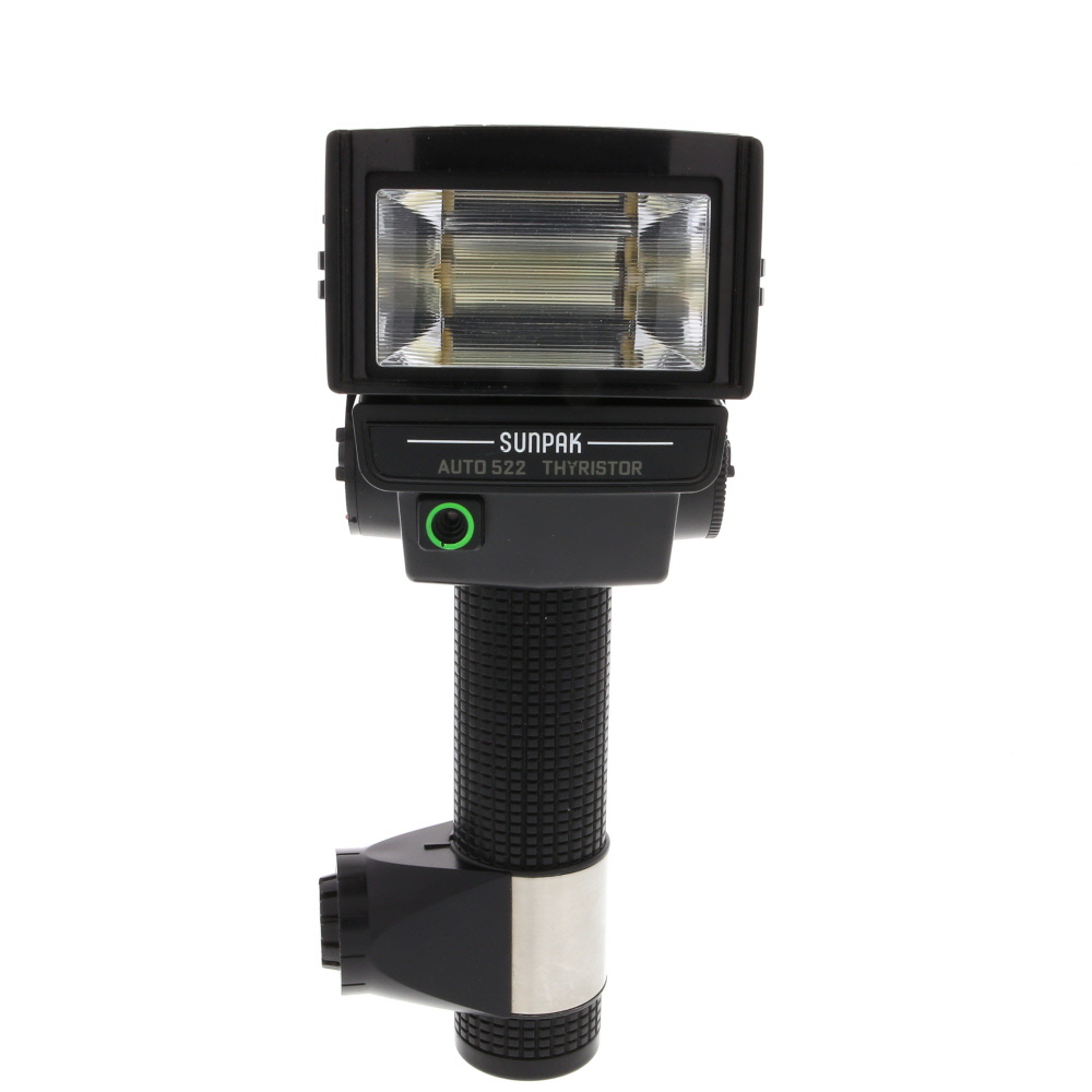 Sunpak 522 Handle Mount Flash (Body Only) [GN100] | Bounce, Swivel