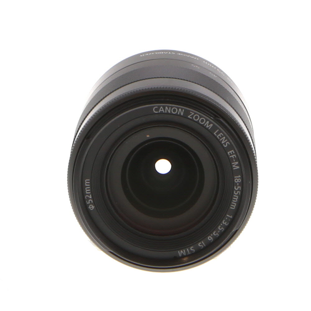 Canon 18-55mm f/3.5-5.6 IS STM Lens for EF-M Mount, Graphite Black | 52