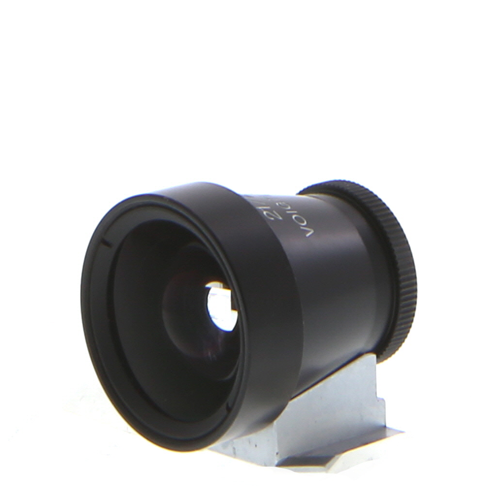 Voigtlander 21-25mm Brightline Universal Finder for Bessa R3A, Leica M, Black Metal with Chrome Foot