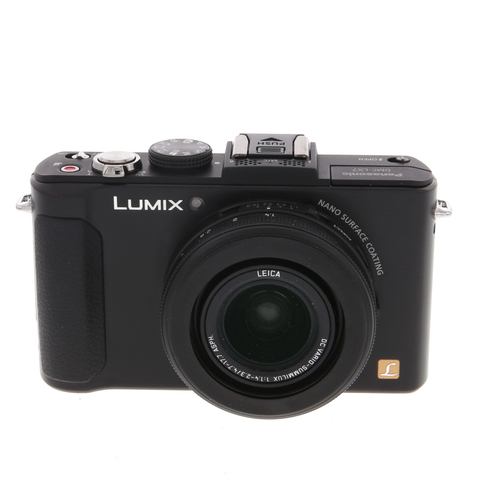 Panasonic Lumix DMC-LX7 Digital Camera, Black | 10.1MP