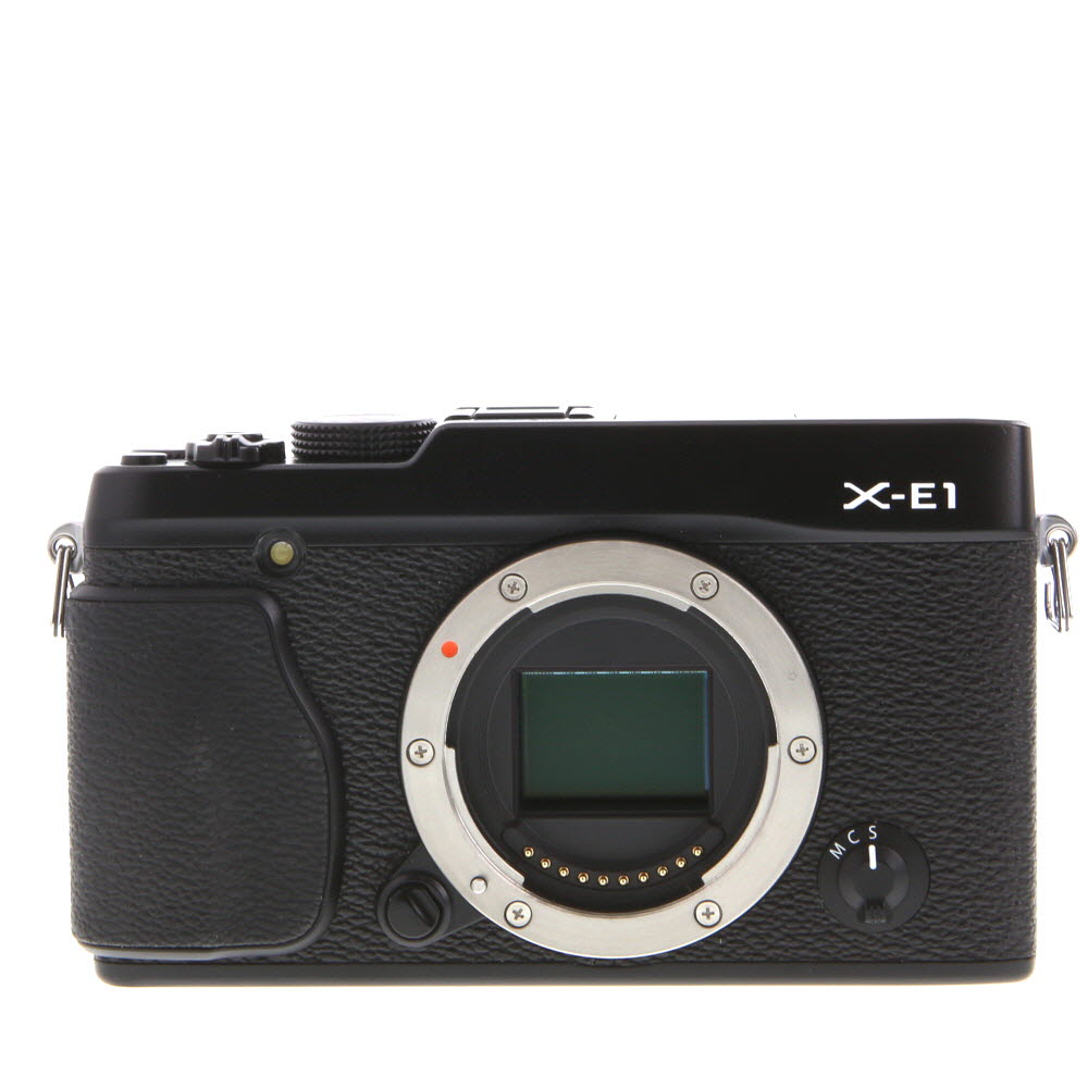 FUJIFILM X-E1 Mirrorless Camera Body, Black | 16.3MP