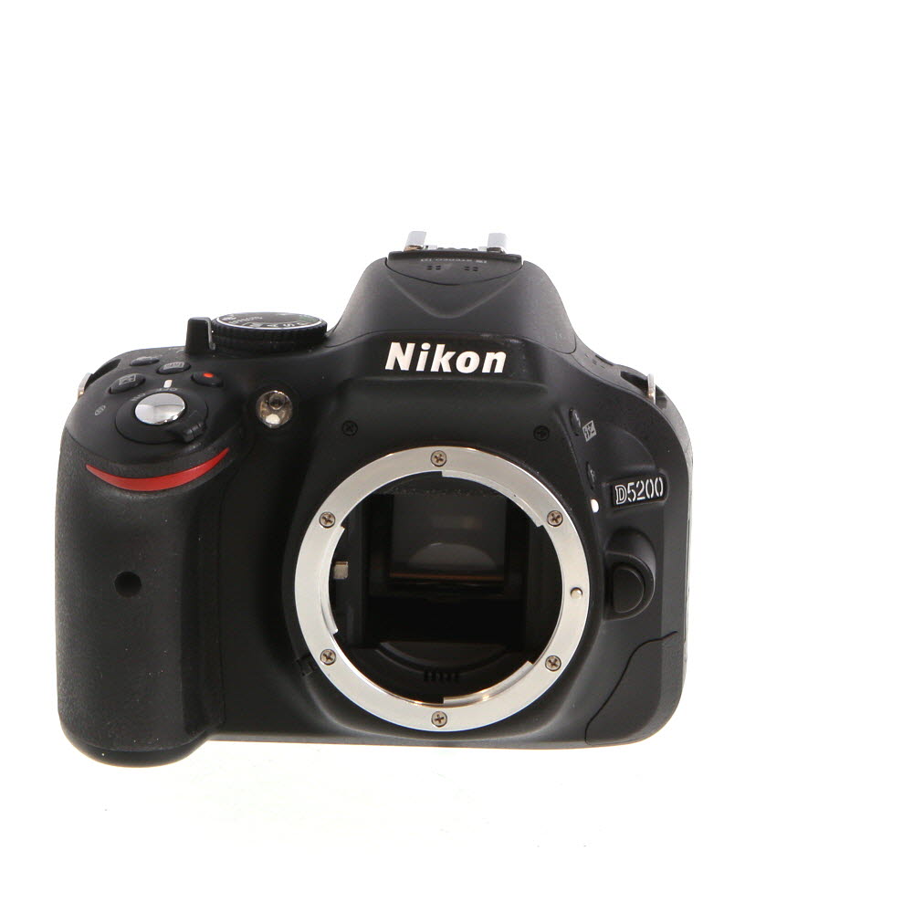 Nikon D5200 DSLR Camera Body, Black | 24.1MP