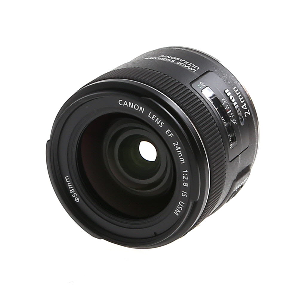 Canon 24mm f/2.8 IS USM EF-Mount Lens | 58