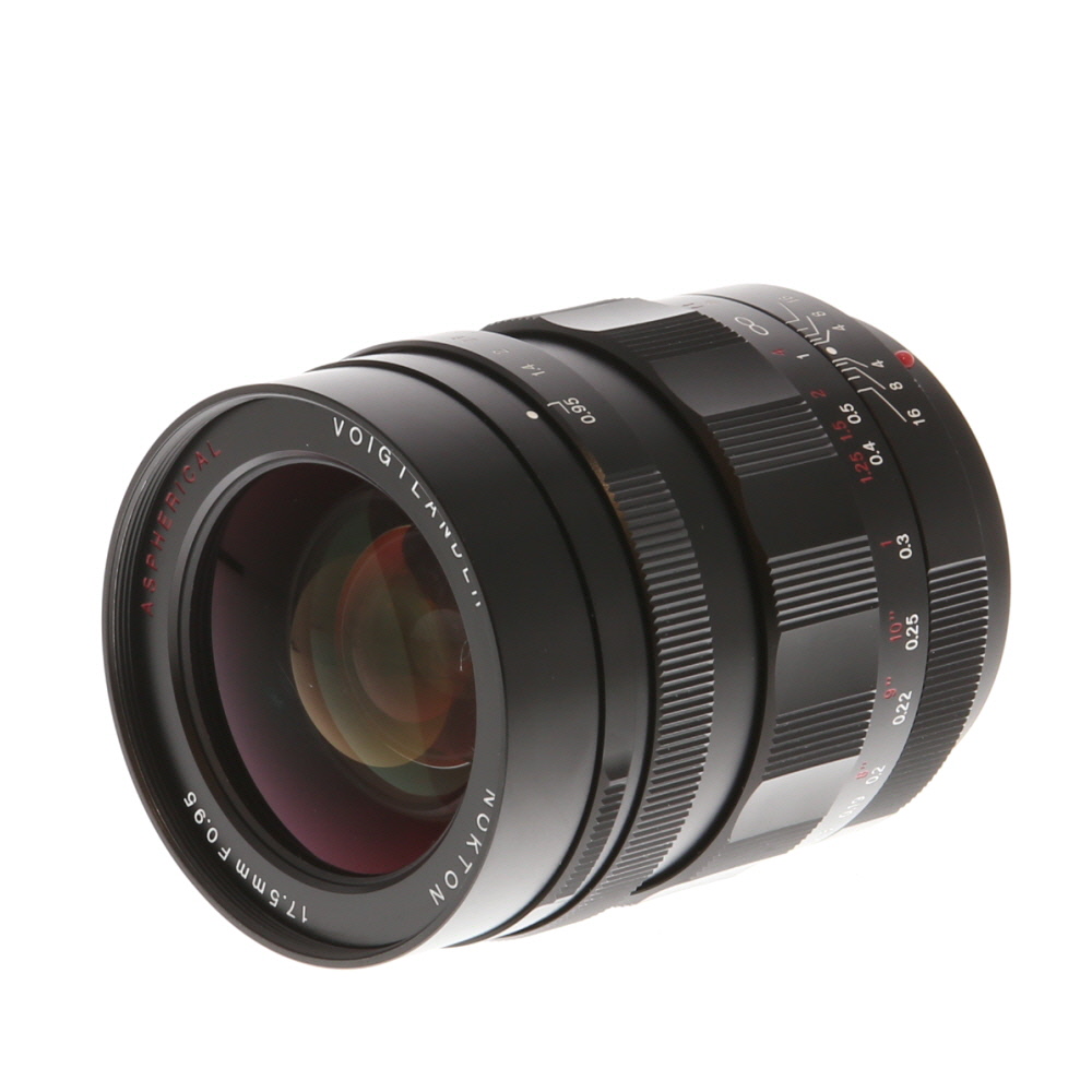 Voigtlander 17.5mm f/0.95 Nokton Aspherical Manual Lens for MFT (Micro Four Thirds) | 58