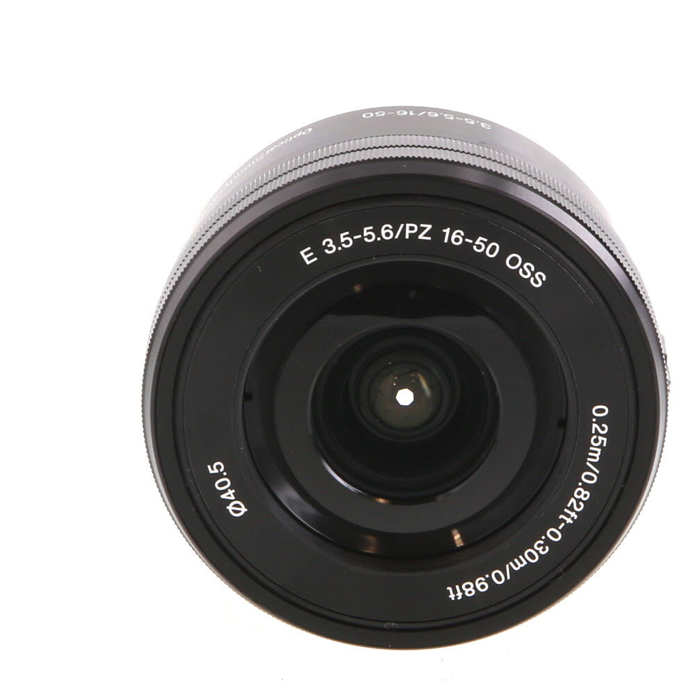 Sony E 16-50mm f/3.5-5.6 PZ OSS Autofocus APS-C Lens for E-Mount, Black | 40.5 | SELP1650