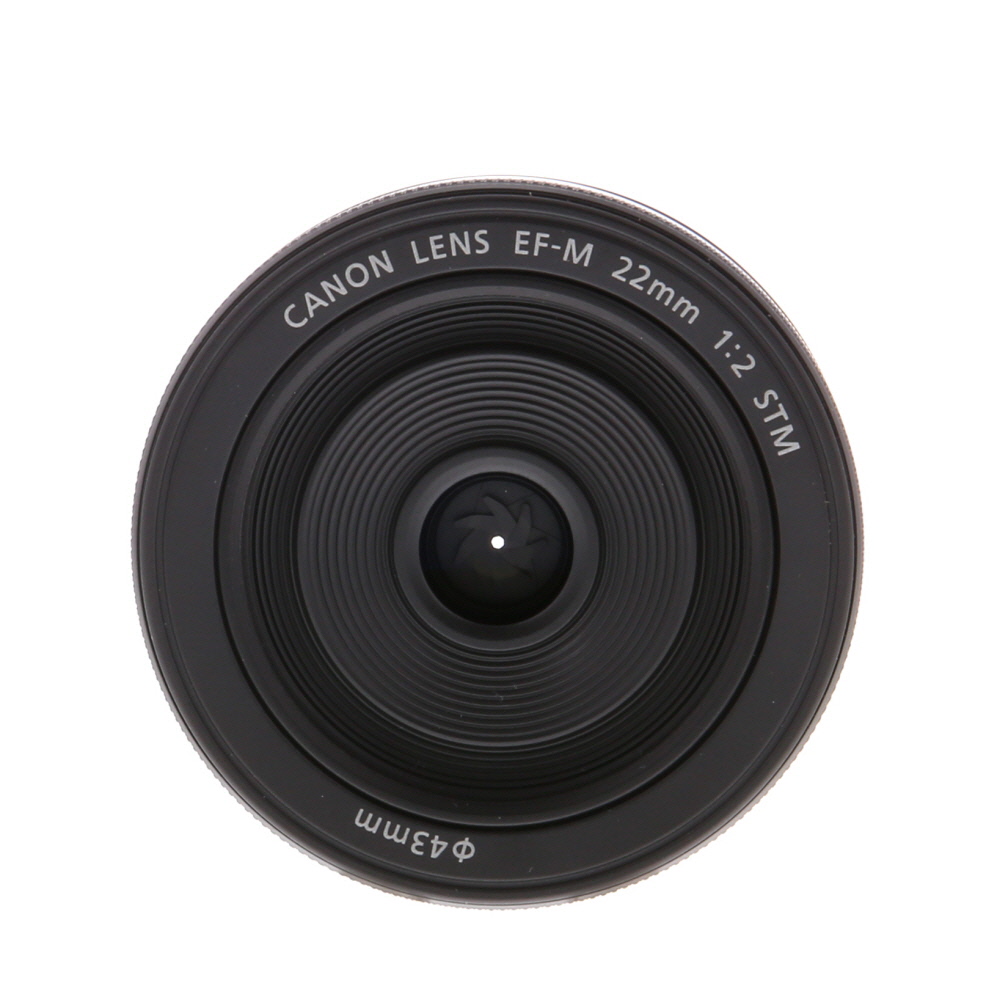 Canon 22mm f/2 STM Lens for EF-M Mount, Graphite Black | 43