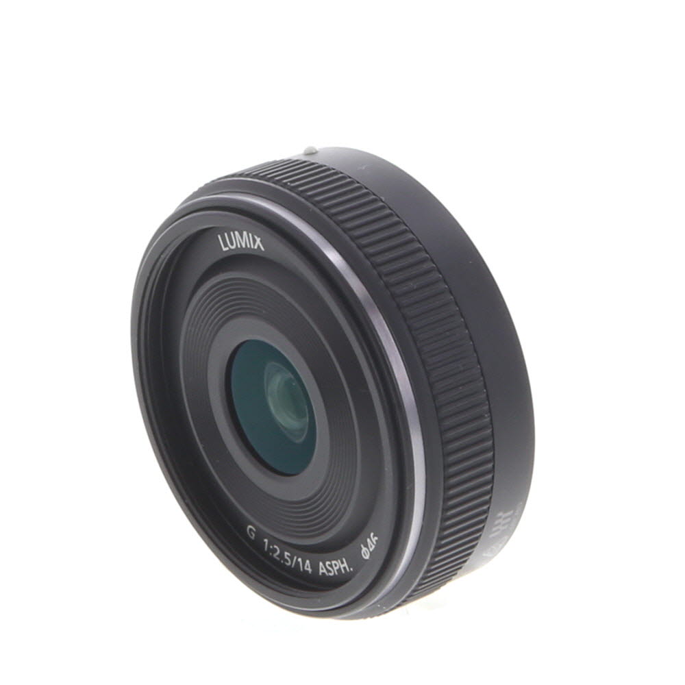 Panasonic Lumix G 14mm f/2.5 ASPH. (II) Lens for MFT (Micro Four Thirds), Black | 46