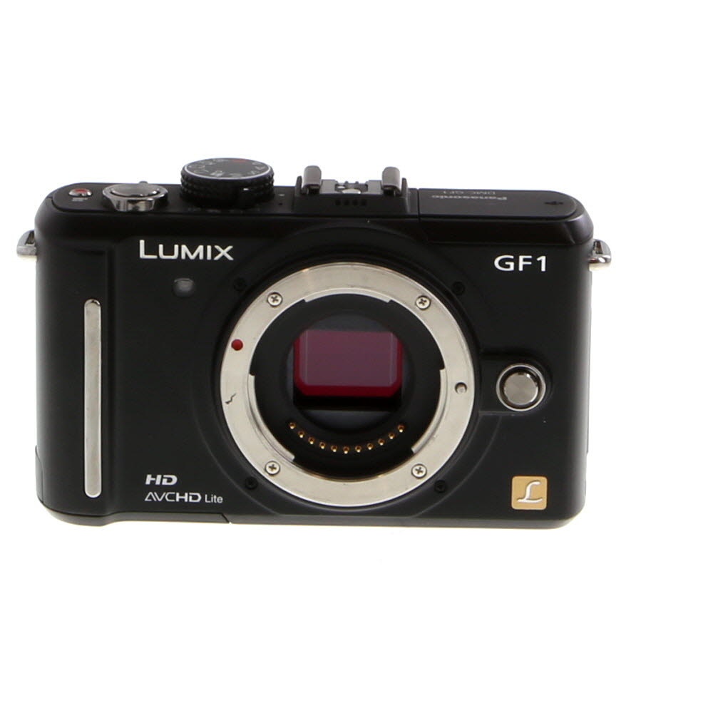 Panasonic Lumix DMC-GF1 Mirrorless MFT (Micro Four Thirds) Camera Body, Black | 12.1MP