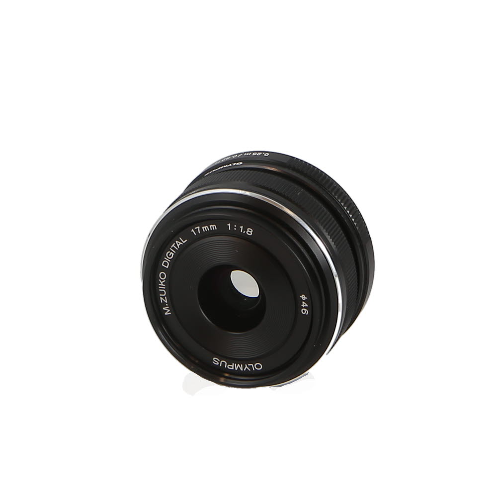 Olympus 17mm f/1.8 M.Zuiko Digital MSC Autofocus Lens for MFT (Micro Four Thirds), Black | 46