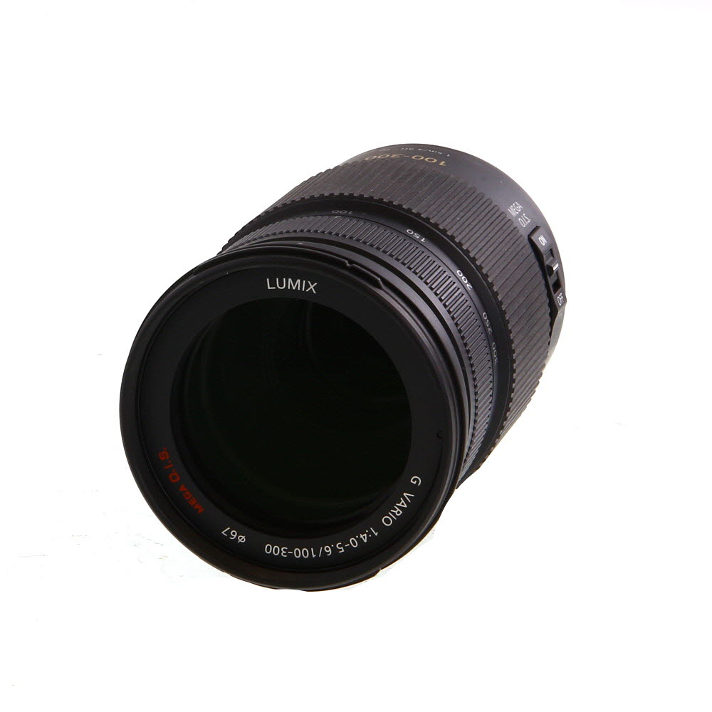 Panasonic Lumix G Vario 100-300mm f/4-5.6 Mega O.I.S. Lens for MFT (Micro Four Thirds), Black | 67