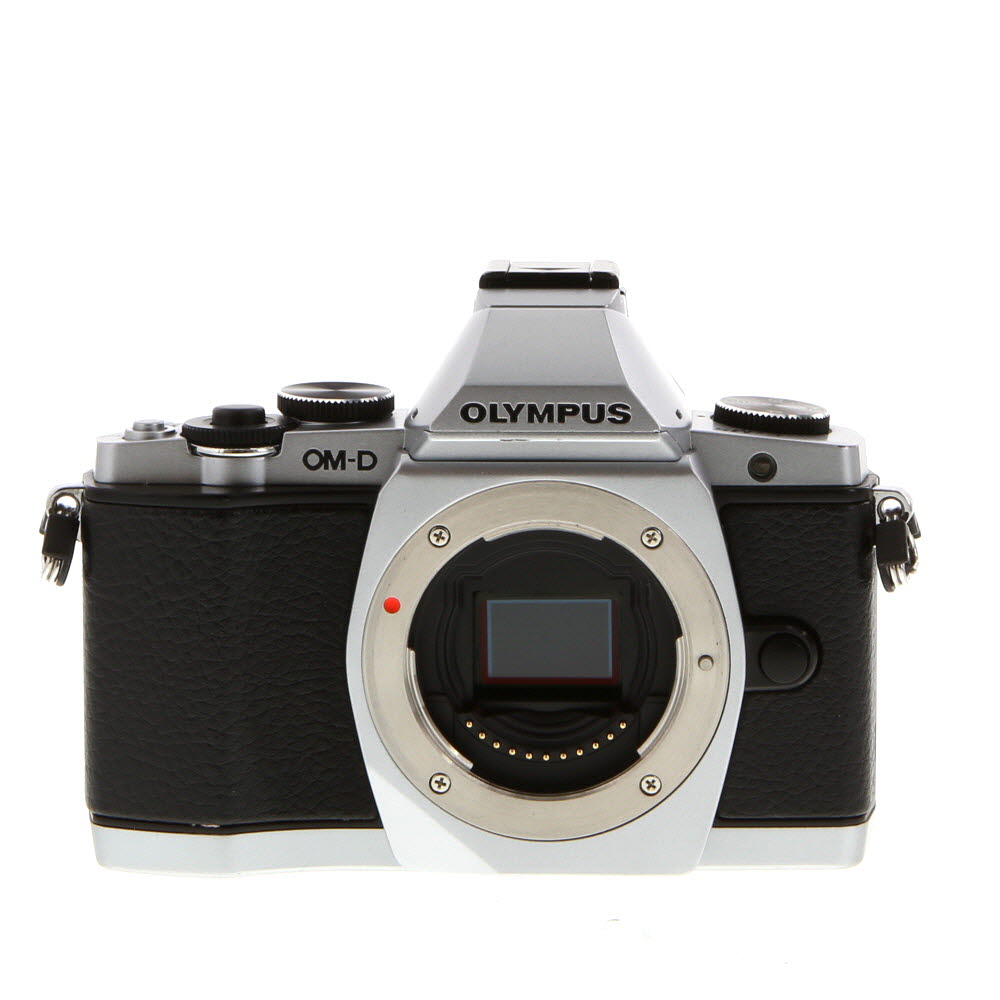 Olympus OM-D E-M5 Mirrorless MFT (Micro Four Thirds) Camera Body, Silver | 16.1MP