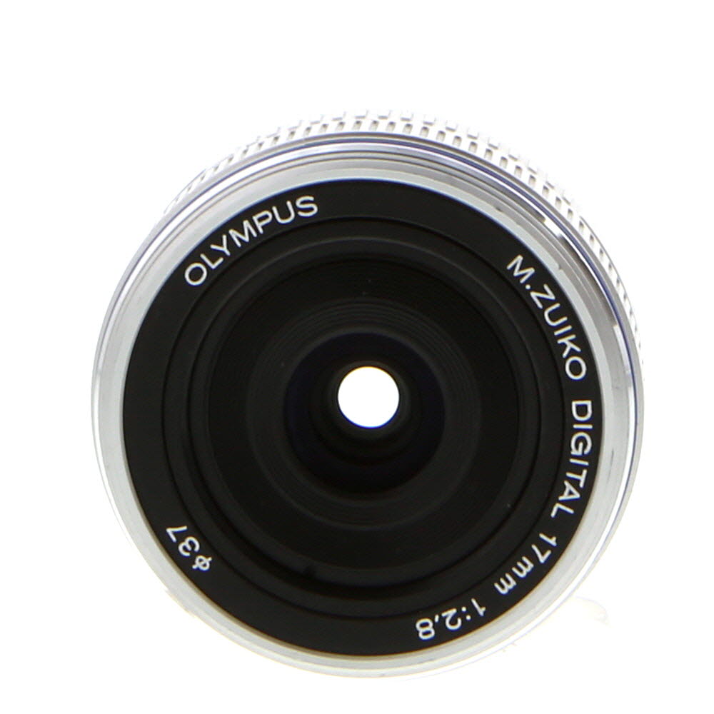 Olympus 17mm f/2.8 M.Zuiko Digital Autofocus Lens for MFT (Micro Four Thirds) Silver | 37