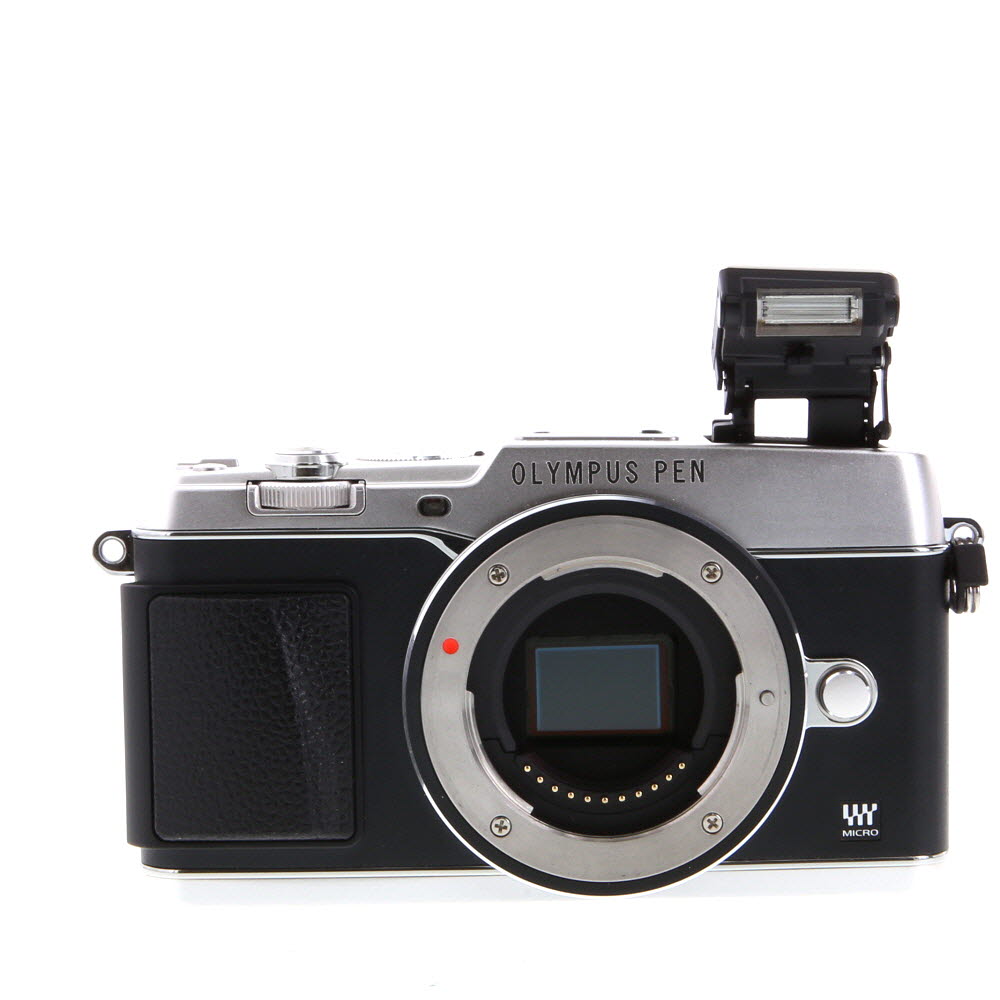 Olympus PEN E-P5 Mirrorless MFT (Micro Four Thirds) Camera Body, Silver | 16.1MP