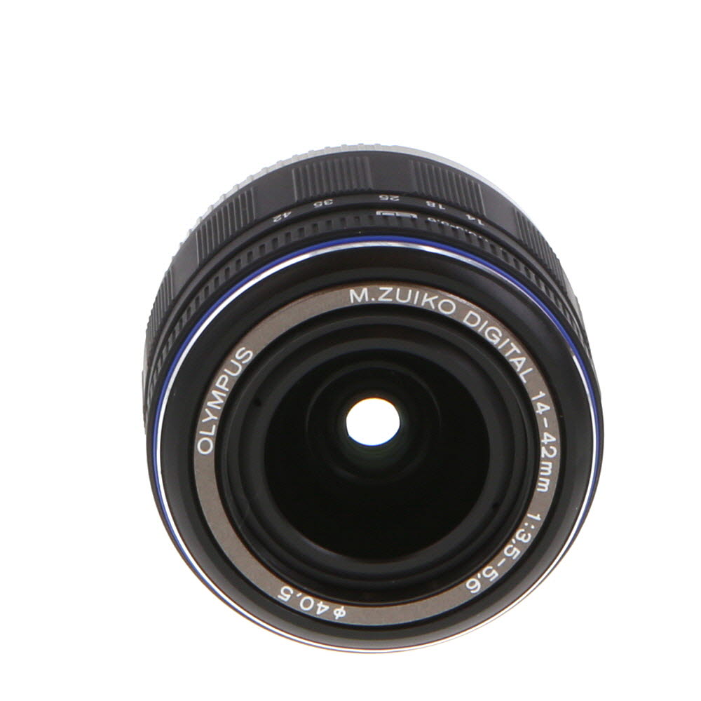 Olympus 14-42mm f/3.5-5.6 ED M.Zuiko Autofocus Lens for MFT (Micro Four Thirds), Black | 40.5