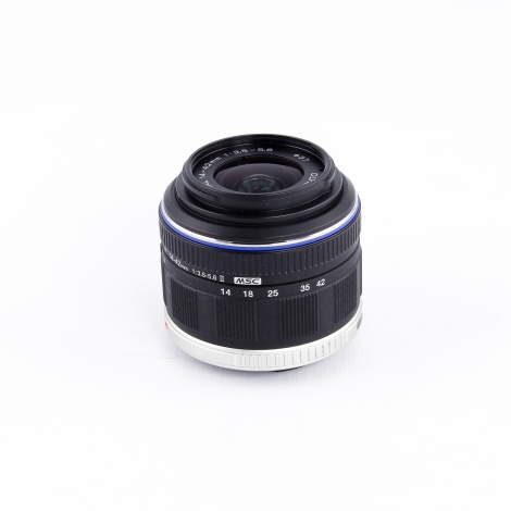 Olympus 14-42mm f/3.5-5.6 II MSC M.Zuiko Autofocus Lens for MFT (Micro Four Thirds), Black | 37