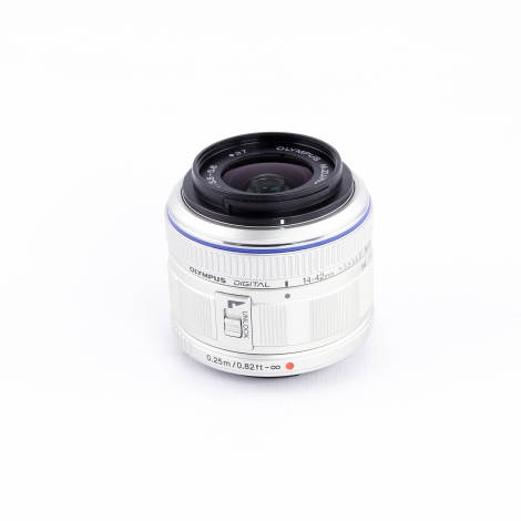 Olympus 14-42mm f/3.5-5.6 II MSC M.Zuiko Autofocus Lens for MFT (Micro Four Thirds), Silver | 37