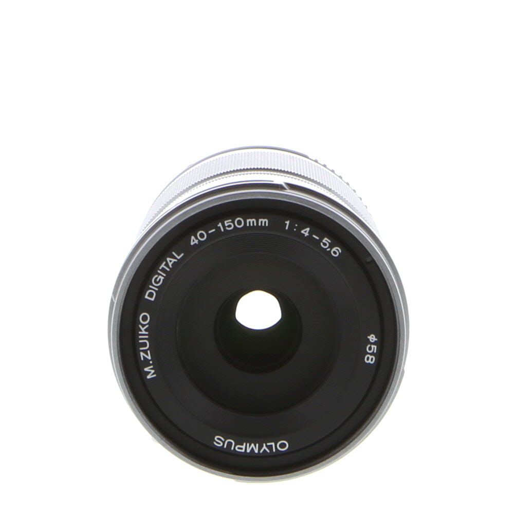 Olympus 40-150mm f/4-5.6 R ED MSC M.Zuiko Autofocus Lens for MFT (Micro Four Thirds), Silver | 58