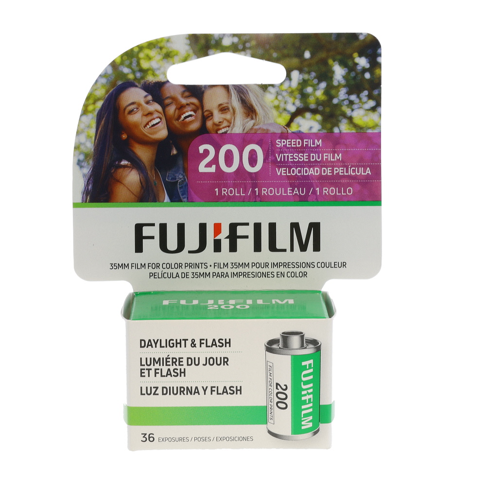FUJIFILM 200 35mm Color Negative Film (36 Exposures, 1 Roll)