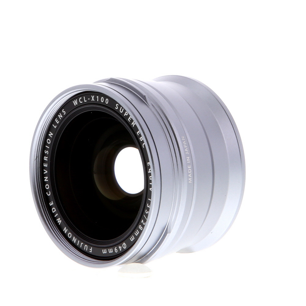 Fujifilm WCL-X100 Wide Conversion Lens for X100, Silver
