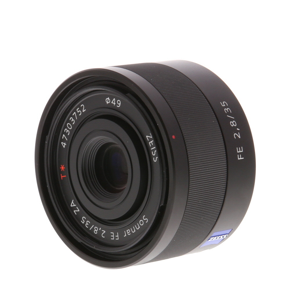 Sony Zeiss FE 35mm f/2.8 Sonnar T* ZA Full-Frame Autofocus Lens for E-Mount, Black | 49 | SEL35F28Z