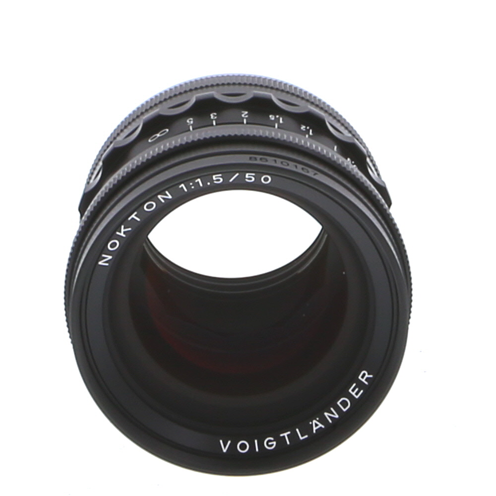 Voigtlander 50mm f/1.5 Nokton VM Lens for Leica M-Mount, All Black | 49