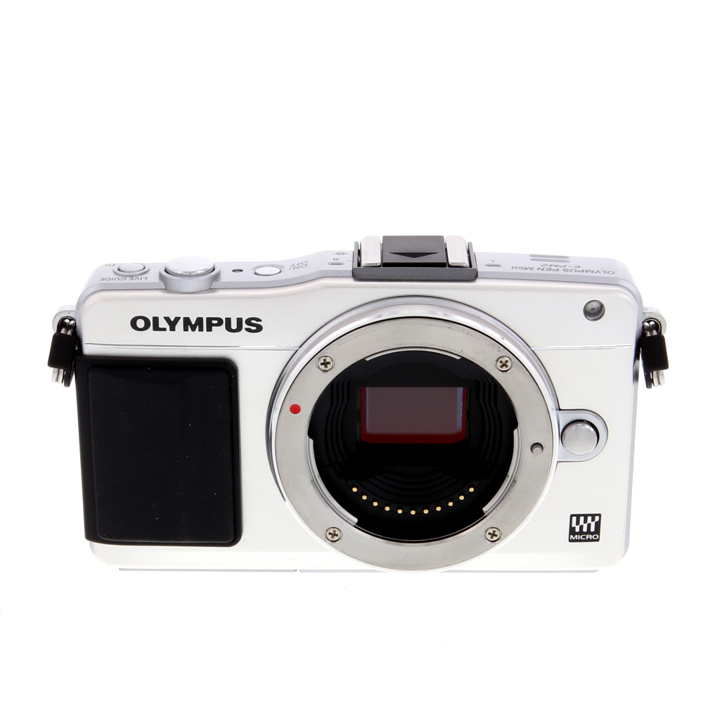 Olympus PEN Mini E-PM2 Mirrorless MFT (Micro Four Thirds) Camera Body, Silver | 16MP