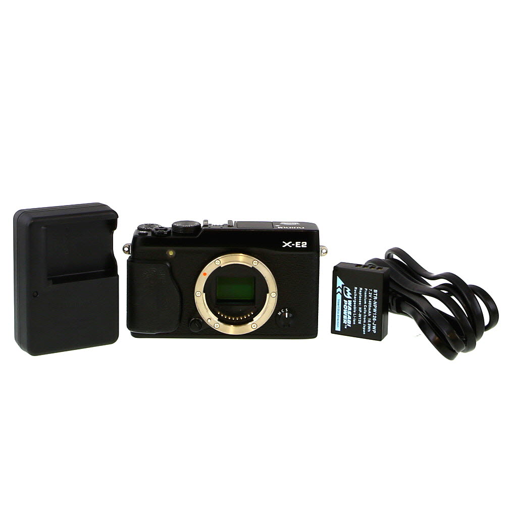 FUJIFILM X-E2 Mirrorless Camera Body, Black | 16.3MP