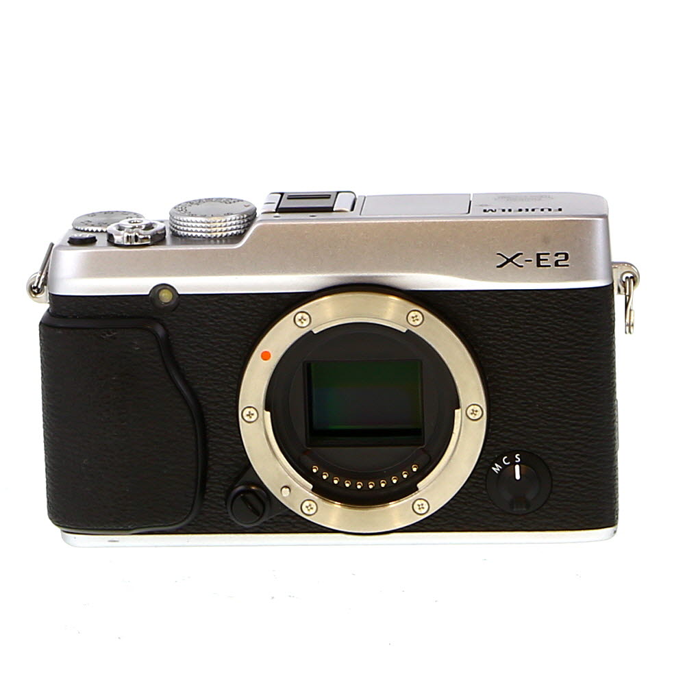 FUJIFILM X-E2 Mirrorless Camera Body, Silver | 16.3MP
