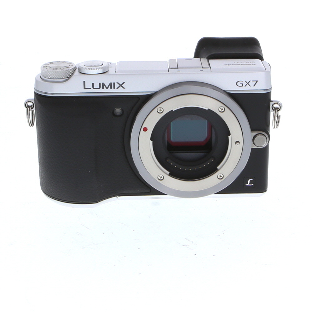 Panasonic Lumix DMC-GX7 Mirrorless MFT (Micro Four Thirds) Camera Body, Silver | 16MP