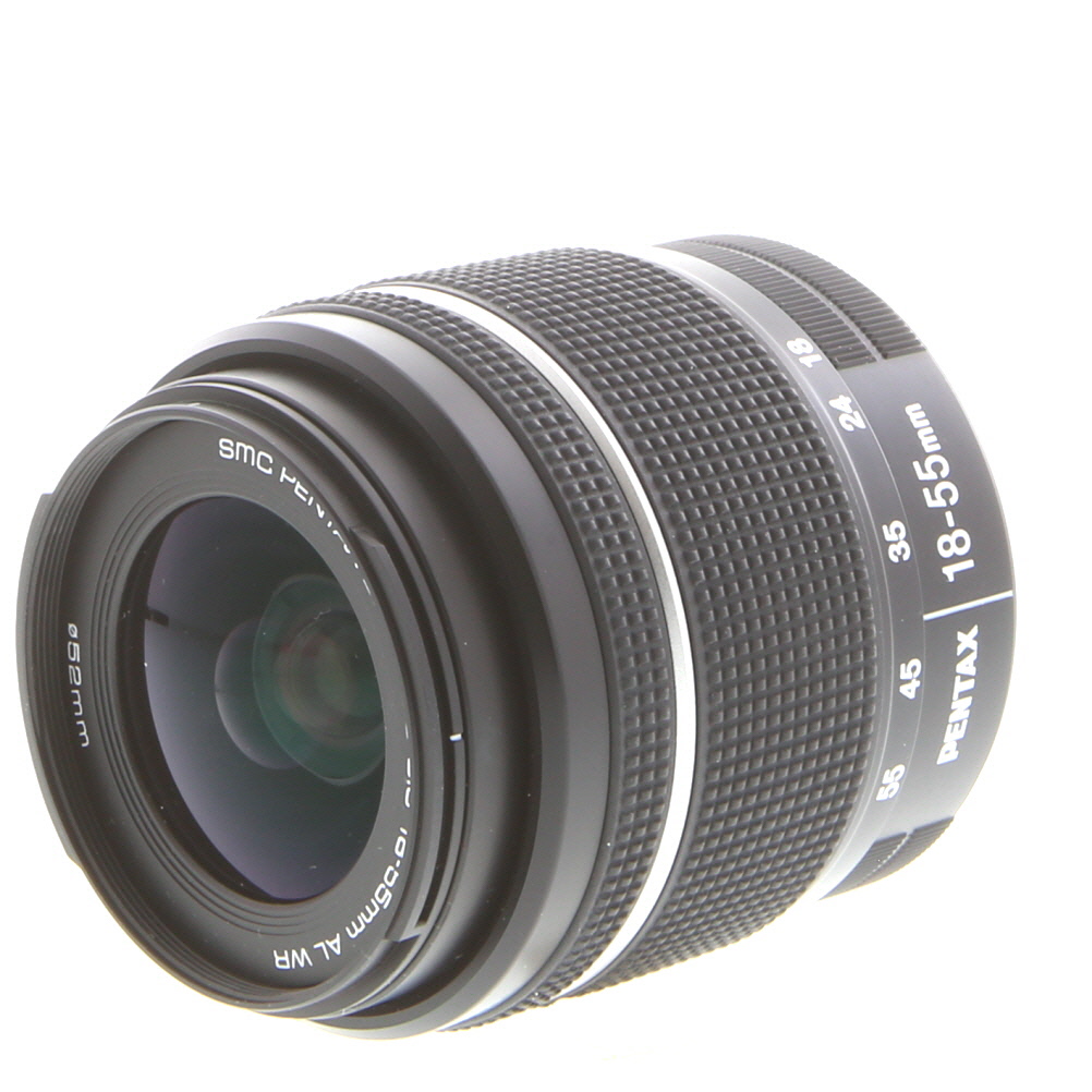 Pentax 18-55mm f/3.5-5.6 SMC PENTAX-DAL AL WR Autofocus APS-C Lens for K-Mount, Black | 52