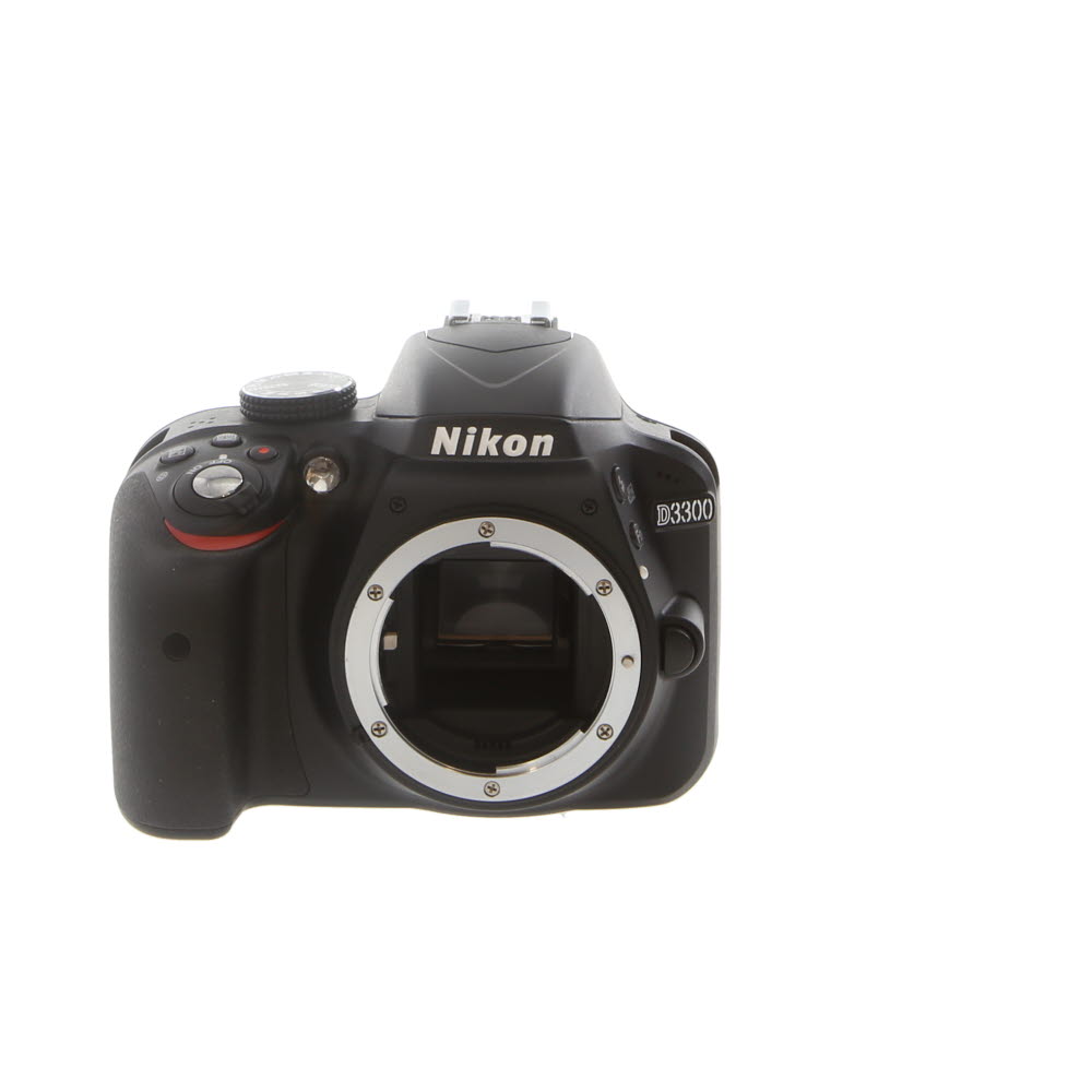 Nikon D3300 DSLR Camera Body, Black | 24.2MP