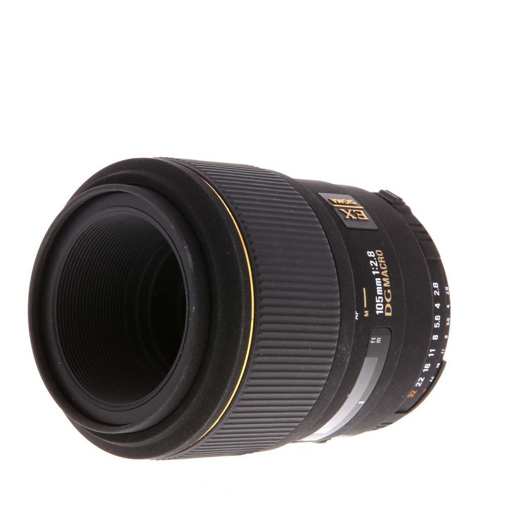 Sigma 105mm f/2.8 (5-Pin) EX DG Macro 1:1 Autofocus Lens for Nikon | 58