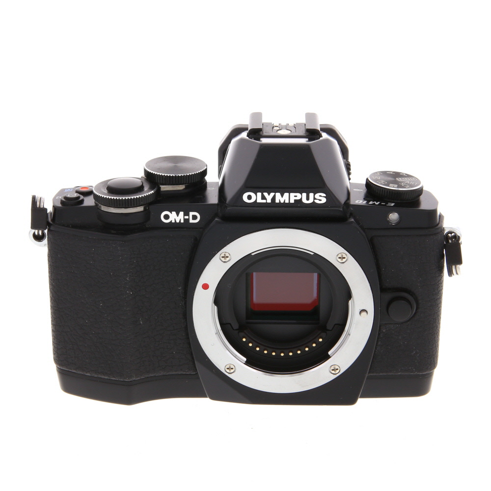Olympus OM-D E-M10 Mirrorless MFT (Micro Four Thirds) Camera Body, Black | 16.1MP