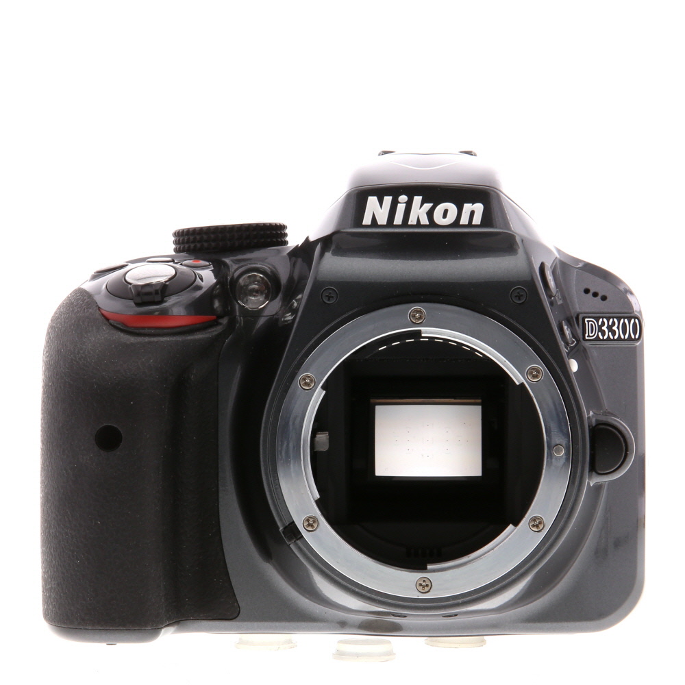 Nikon D3300 DSLR Camera Body, Gray | 24.2MP