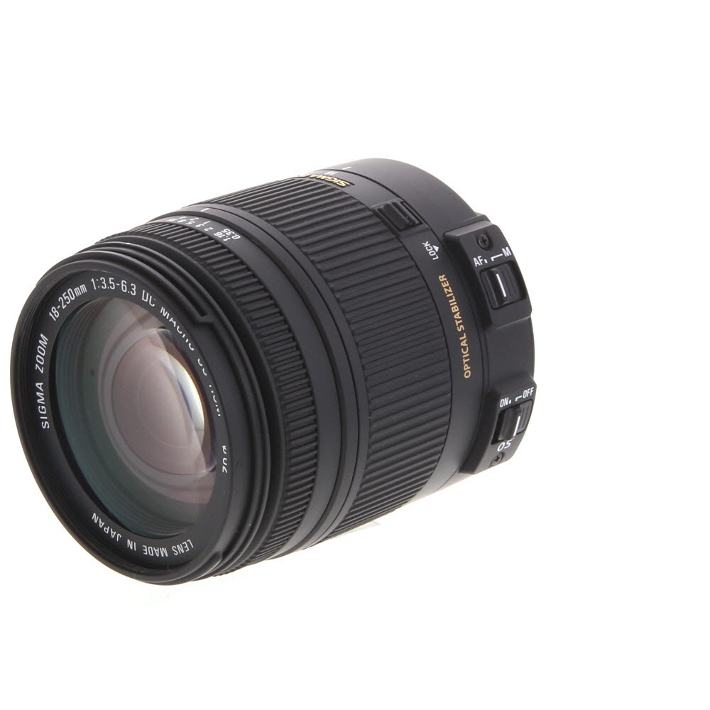 Sigma 18-250mm f/3.5-6.3 DC OS HSM Macro AF Lens for Nikon APS-C DSLR | 62
