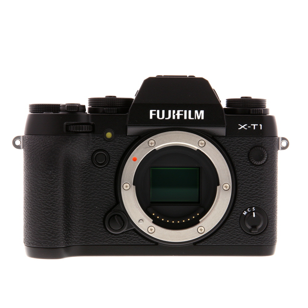FUJIFILM X-T1 Mirrorless Camera Body, Black | 16.3MP | with EF-X8 Flash