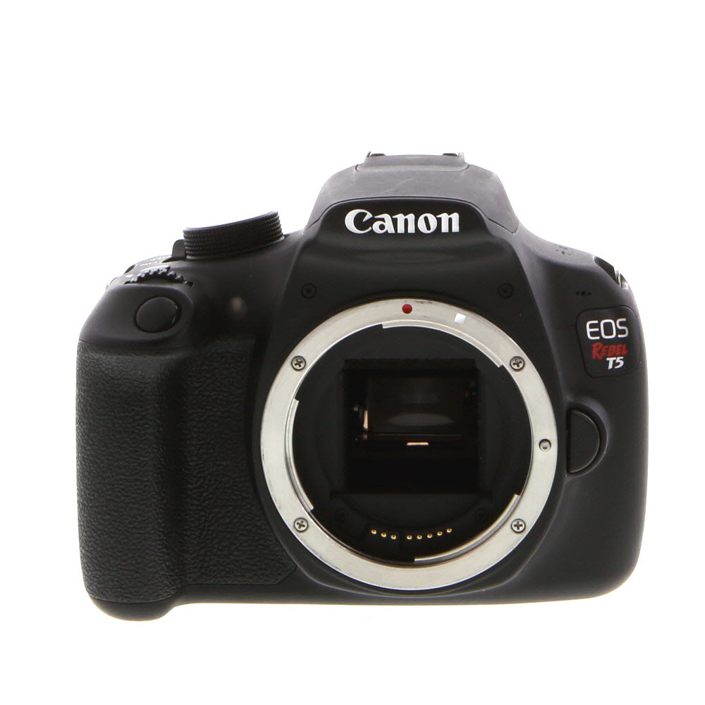 Canon EOS Rebel T5 DSLR Camera Body, Black | 18MP