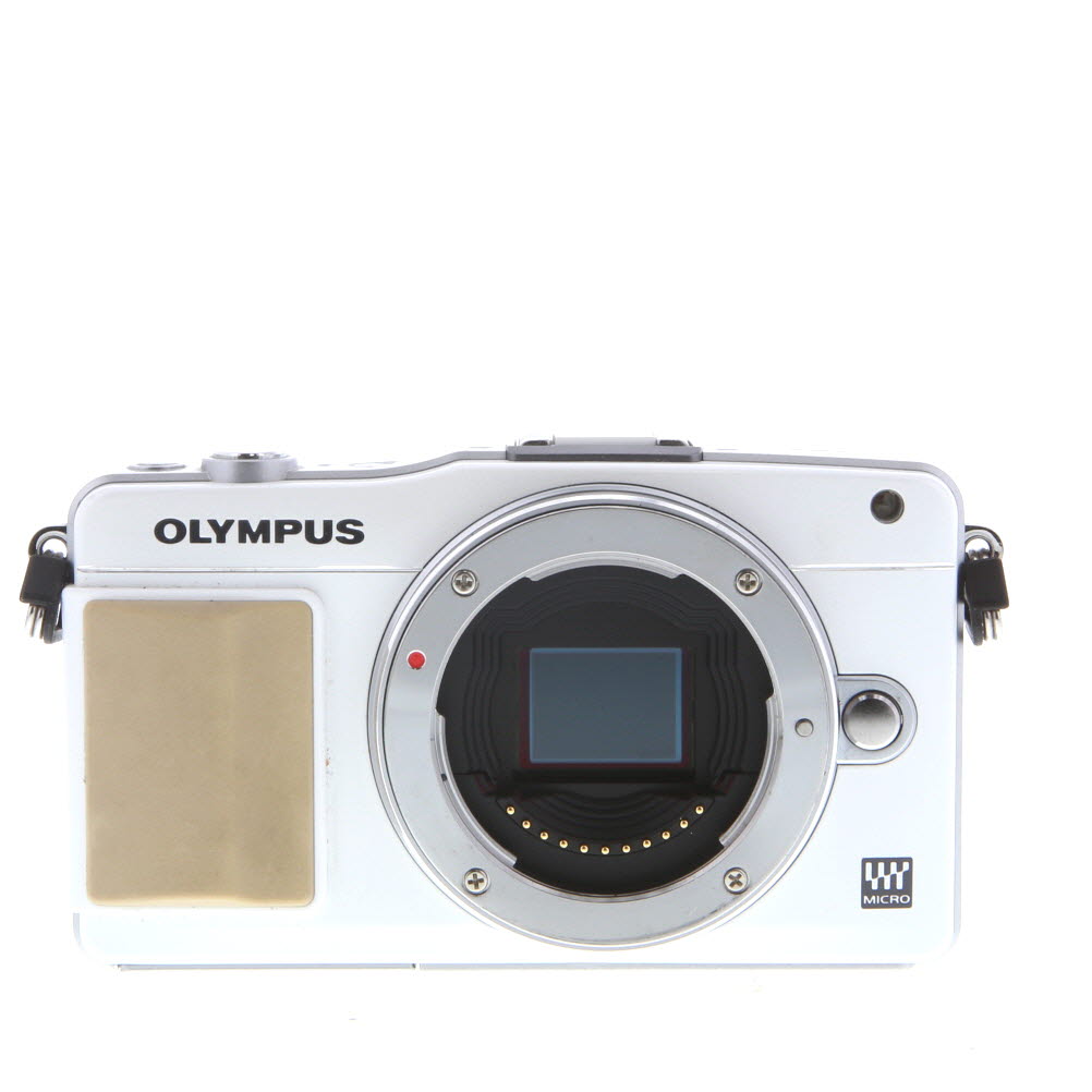 Olympus PEN Mini E-PM2 Mirrorless MFT (Micro Four Thirds) Camera Body, White | 16MP