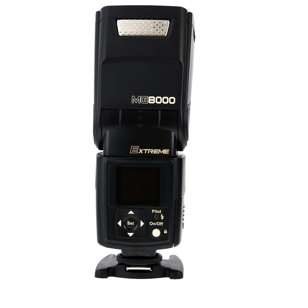 Nissin MG8000 Extreme Flash for Nikon [GN198] | Bounce, Swivel, Zoom