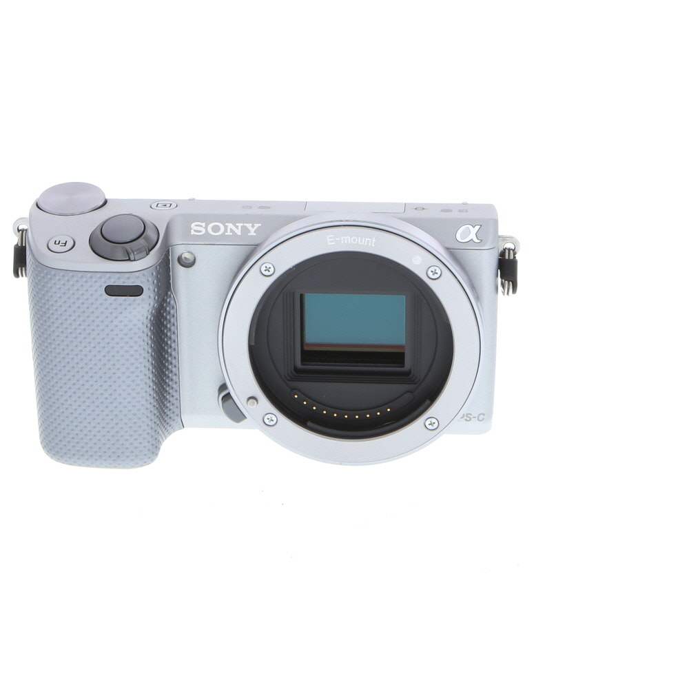 Sony NEX-5T Mirrorless Camera Body, Silver | 16.1MP