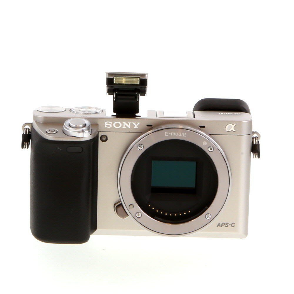 Sony a6000 Mirrorless Camera Body, Silver | 24.3MP