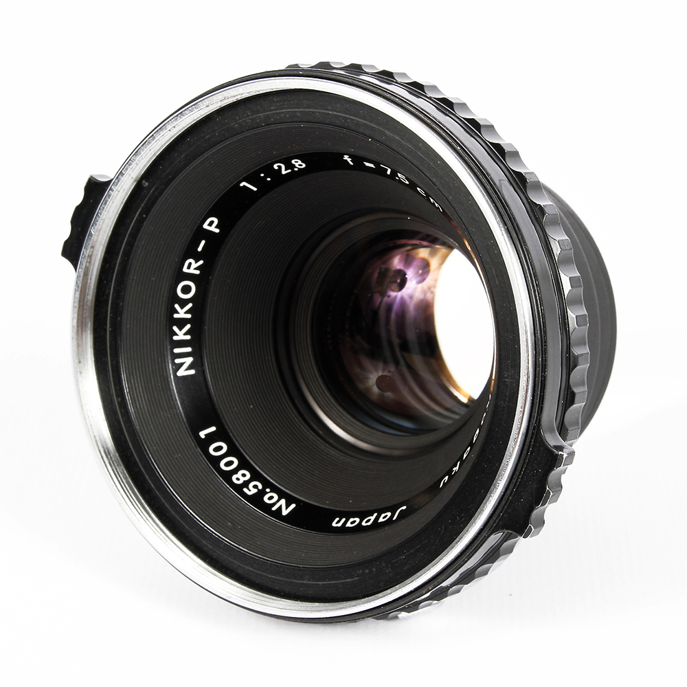 Nikon 7.5cm (75mm) f/2.8 Nikkor-P Nippon Kogaku Japan Lens for Bronica EC, S2 System | 67