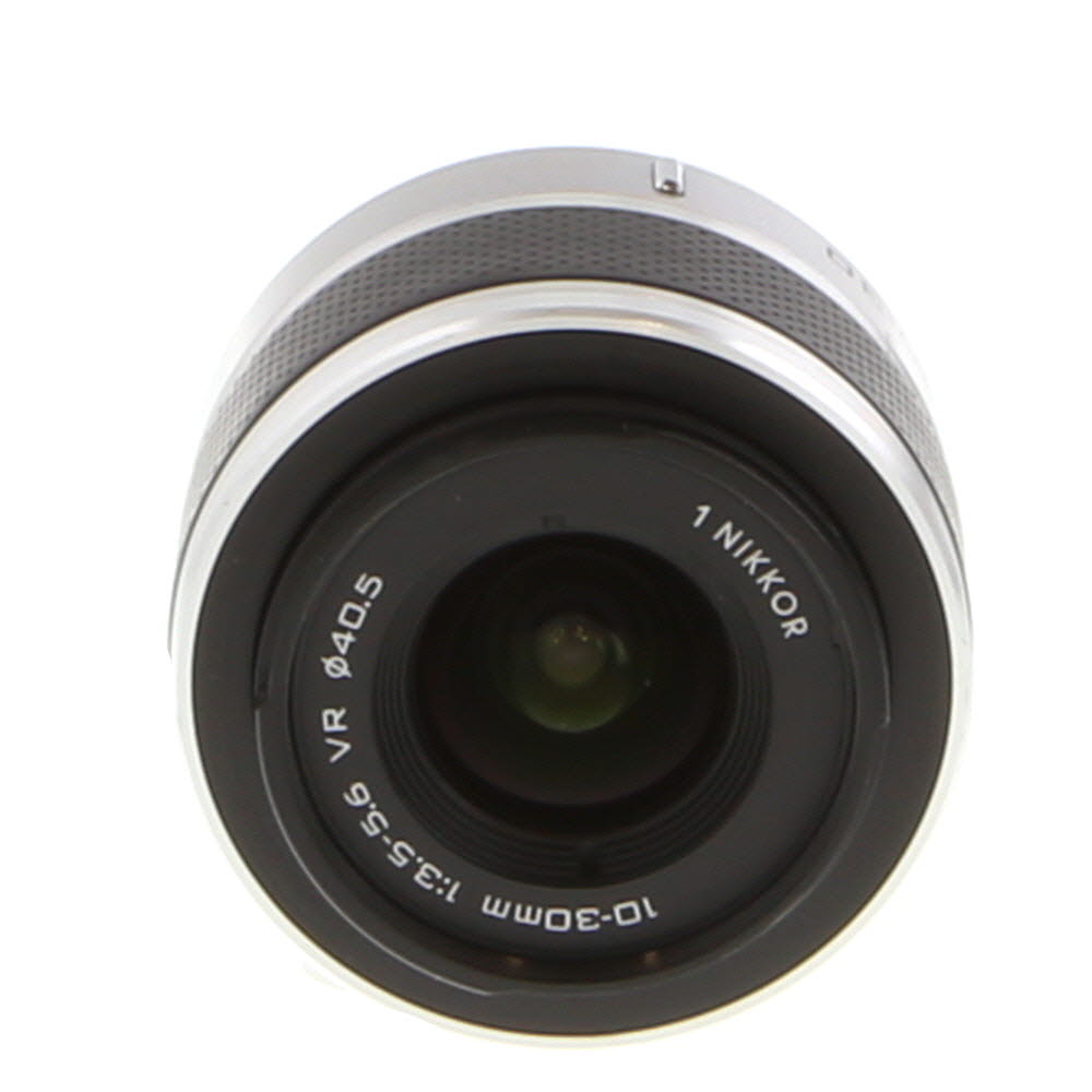 Nikon Nikkor 10-30mm f/3.5-5.6 VR Lens for Nikon 1 System CX Format, Silver | 40.5