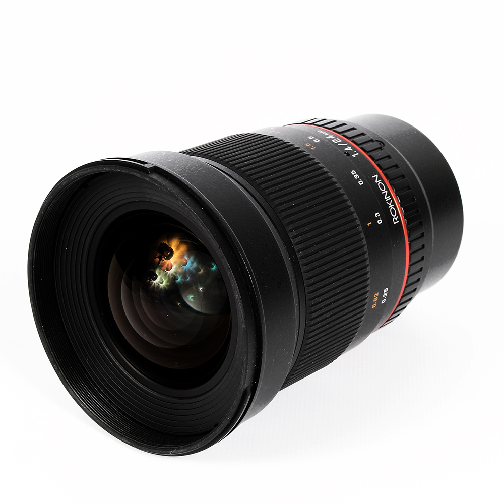 Rokinon 24mm f/1.4 ED AS IF UMC Manual Focus Lens for MFT Micro Four Thirds | 77