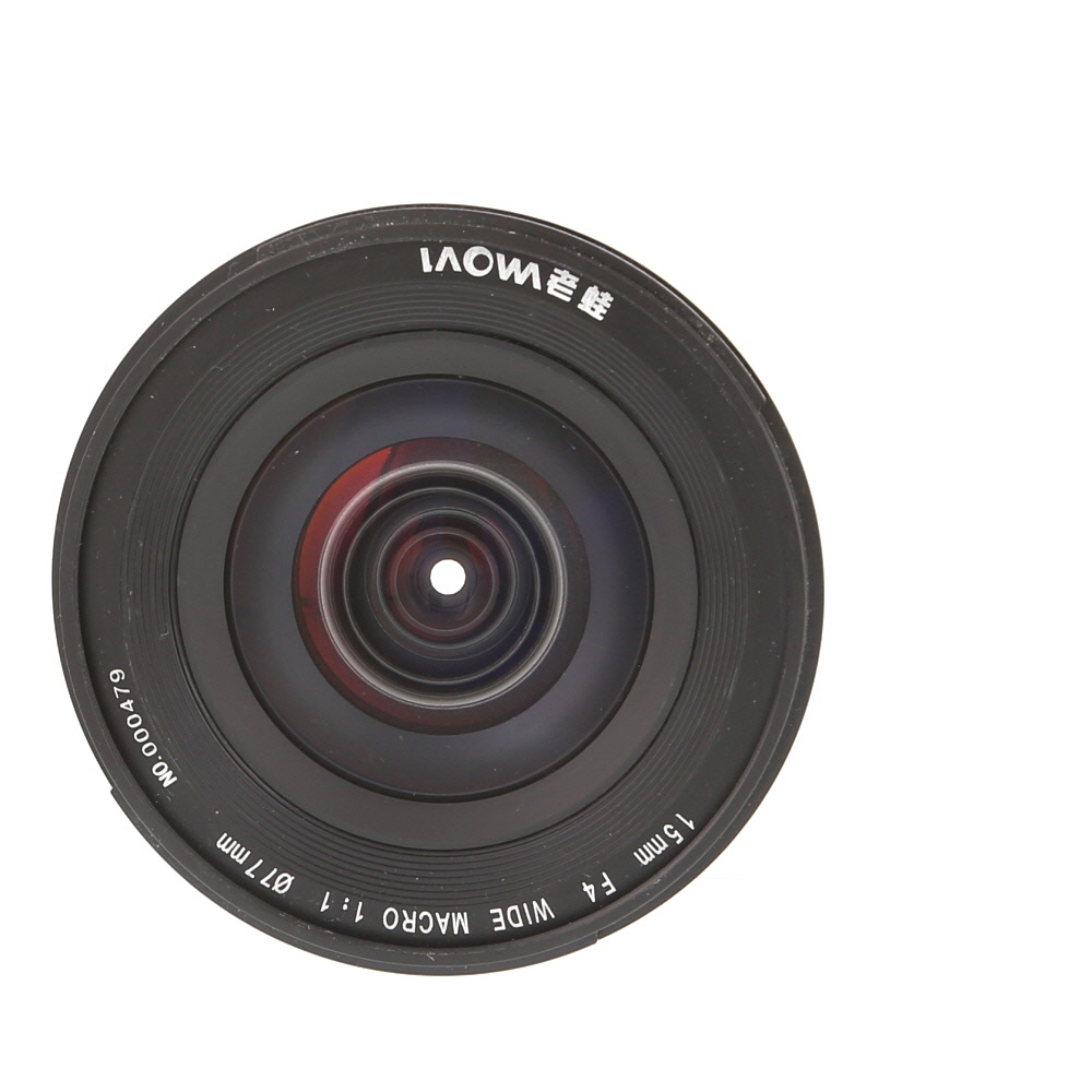Venus Optics Laowa 15mm f/4 Wide Macro Shift Manual Lens for Canon EF-Mount, Black | 77