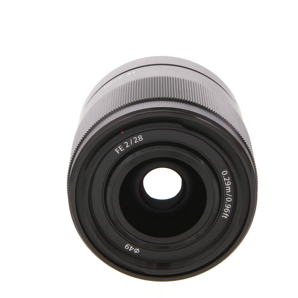 Sony FE 28mm f/2 Full-Frame Autofocus Lens for E-Mount, Black | 49 | SEL28F20